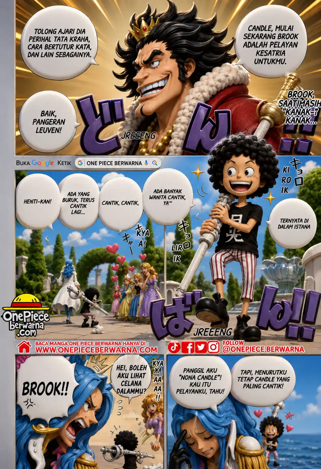 One Piece berwarna 1185 1186 1187 bahasa indonesia